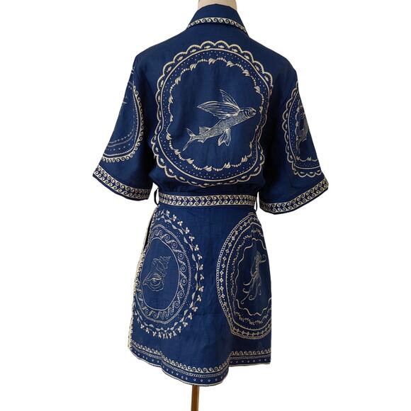 Alemais OCEANE MINI DRESS US 2 - Picture 5 of 7